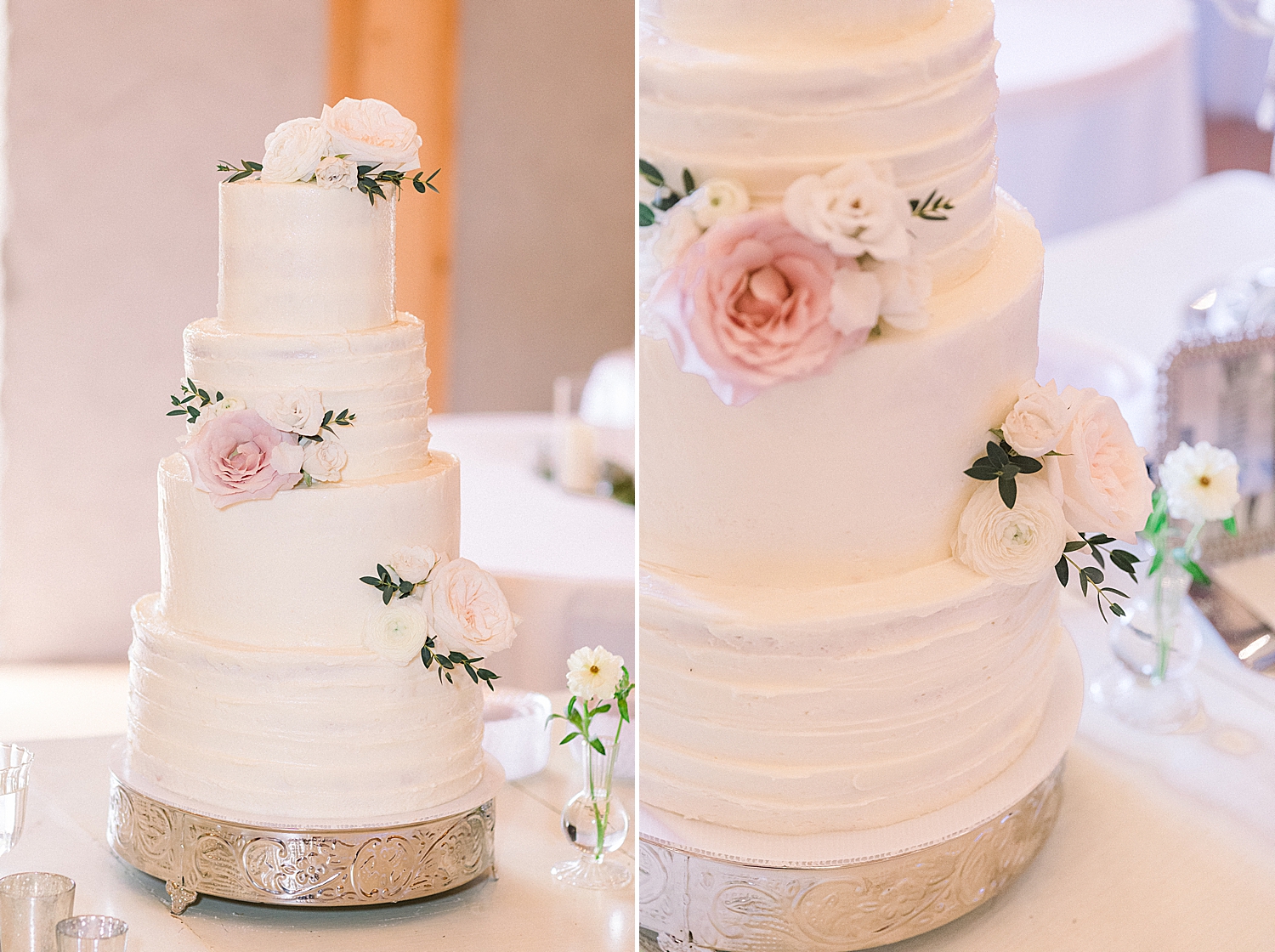 tiered wedding cake for Alabama wedding reception