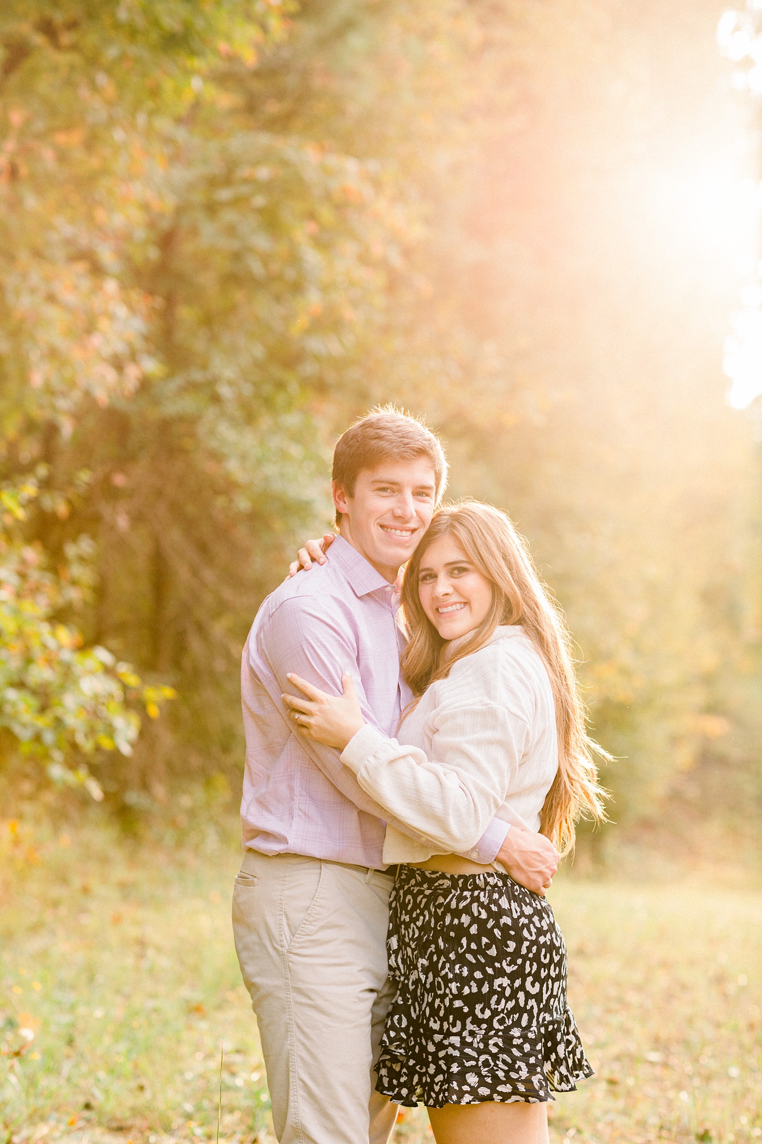Alabama engagement portraits in local park
