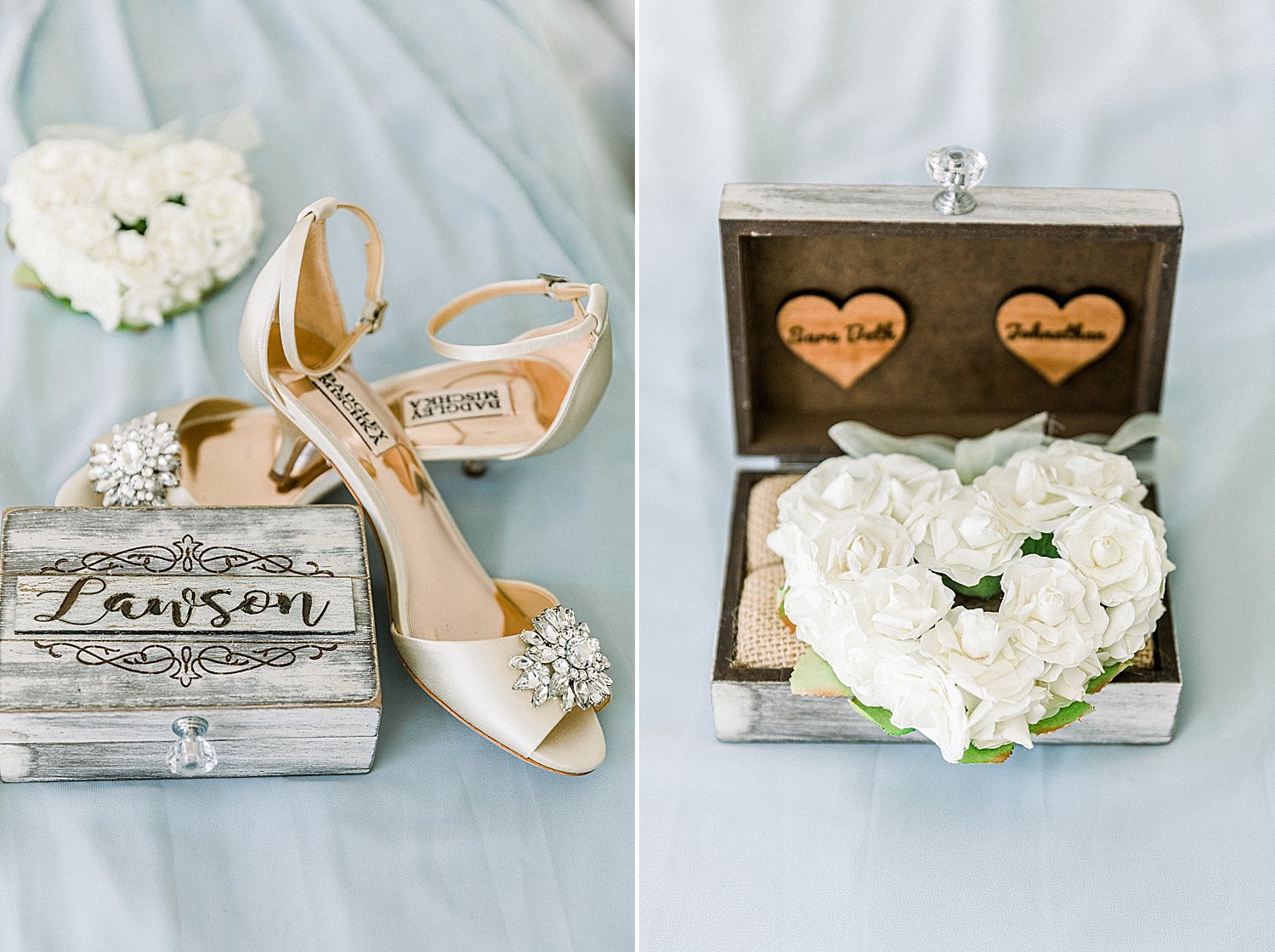 bride's details for fall Riverchase Country Club wedding