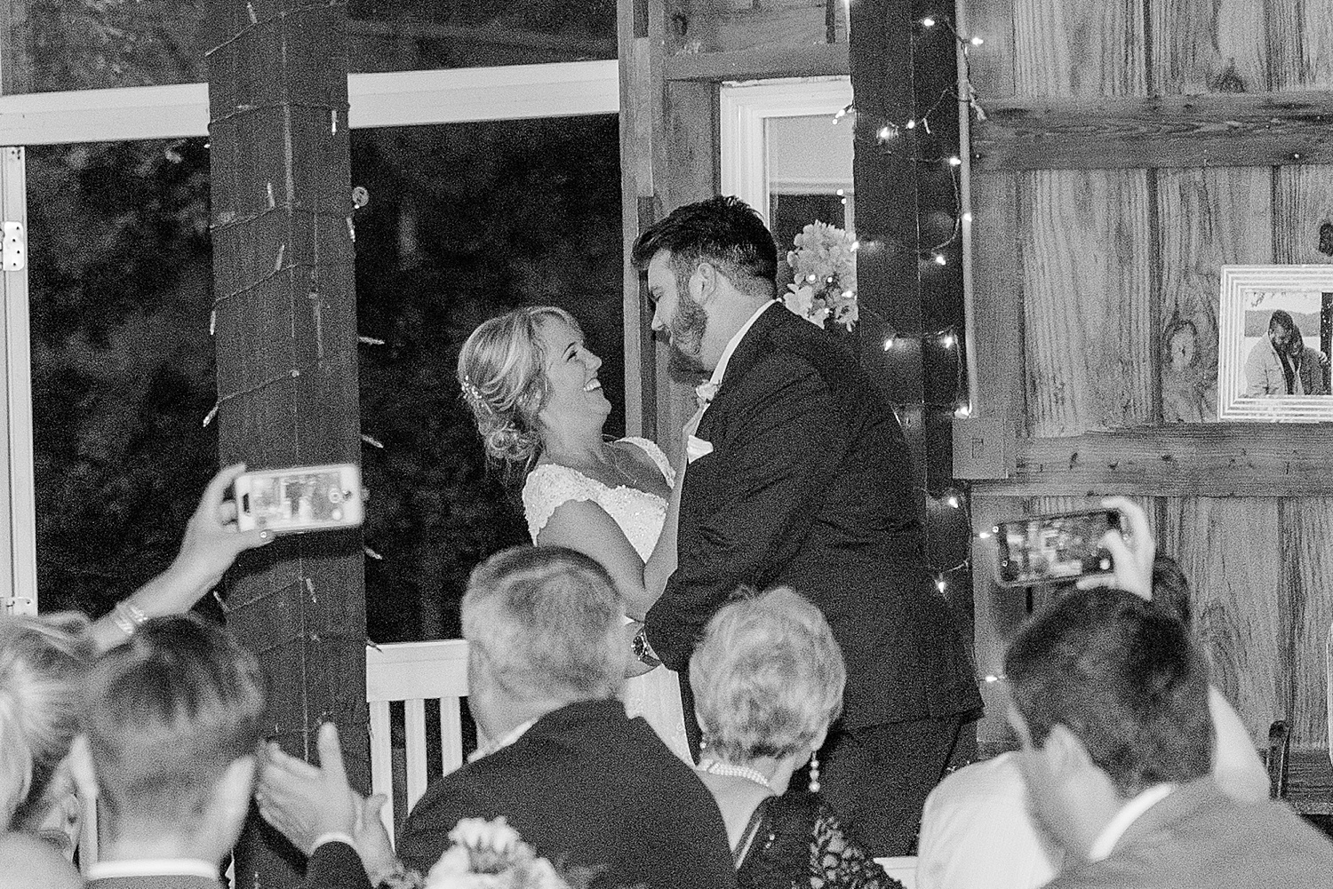 bride and groom dance at AL reception