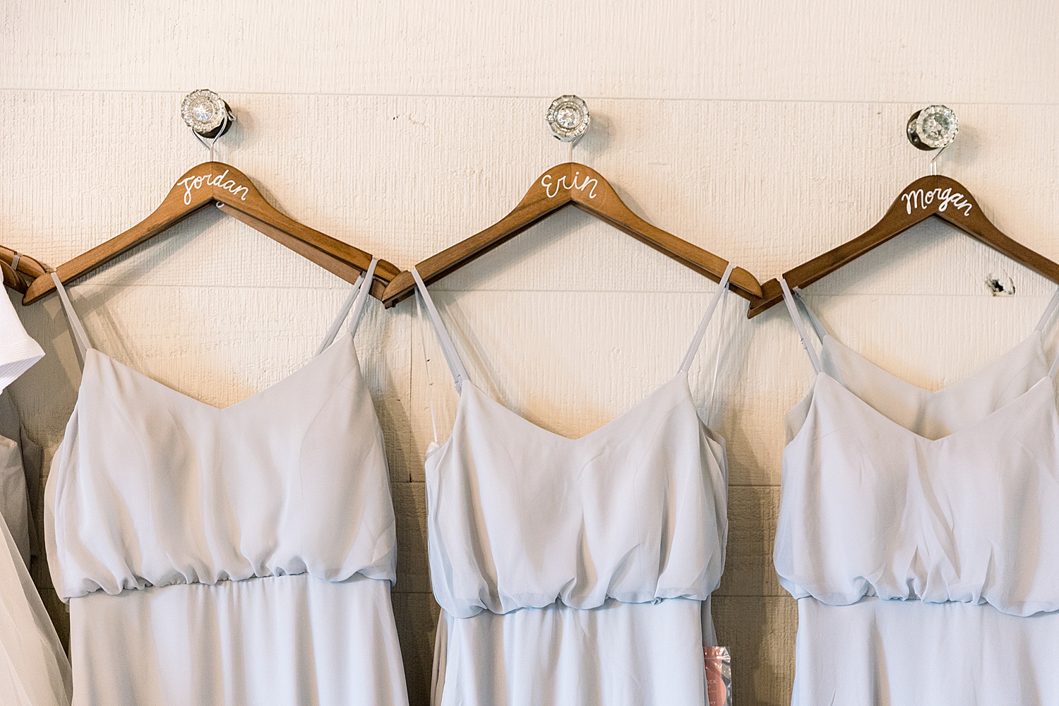 bridesmaids' gowns