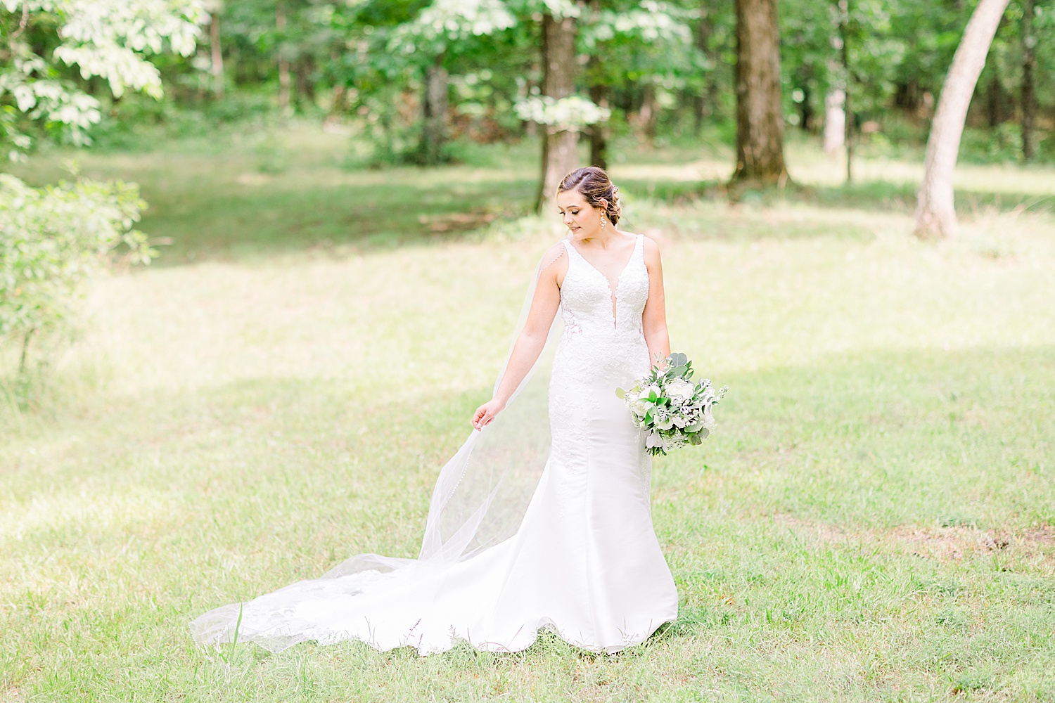 Bridal details at Belle Farms Summer Wedding in Alabama