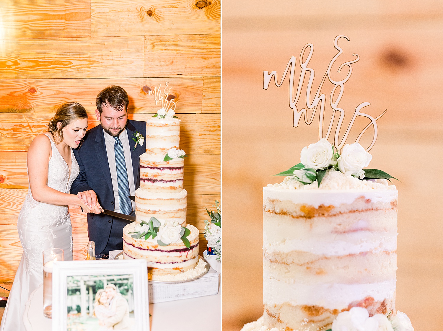 wedding cake from Belle Farms Summer Wedding in Alabama by Chelsea Morton Photography
