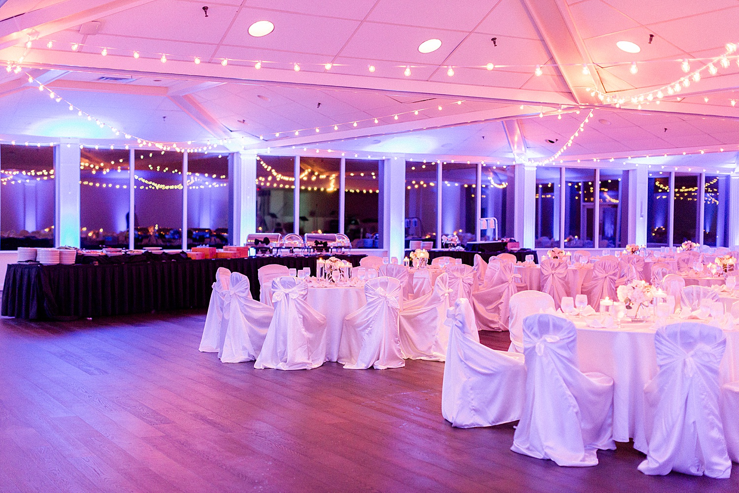 Wedding Reception Details at the Pine Tree Country Club
