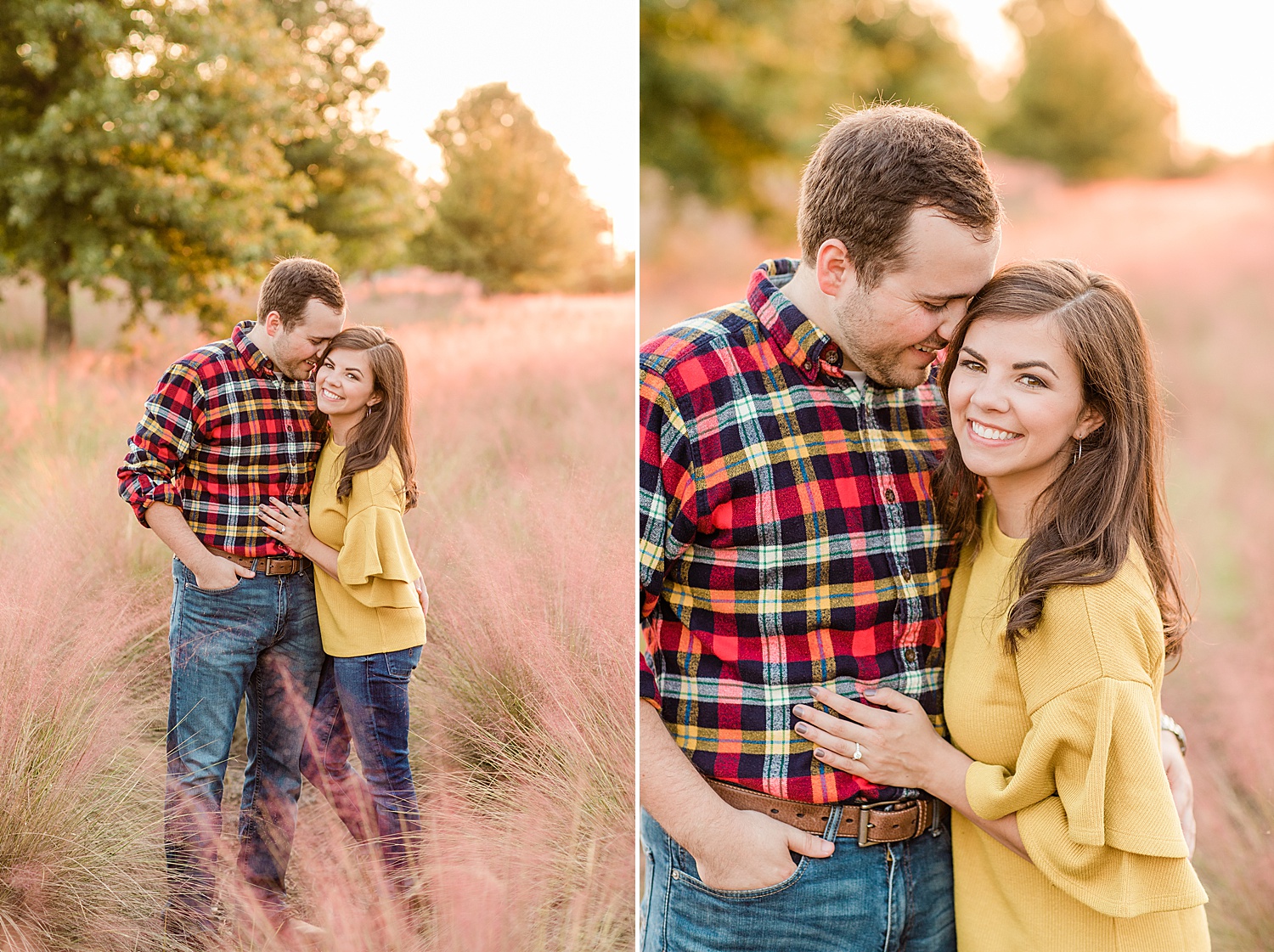 Fall Downtown Birmingham Engagement Session