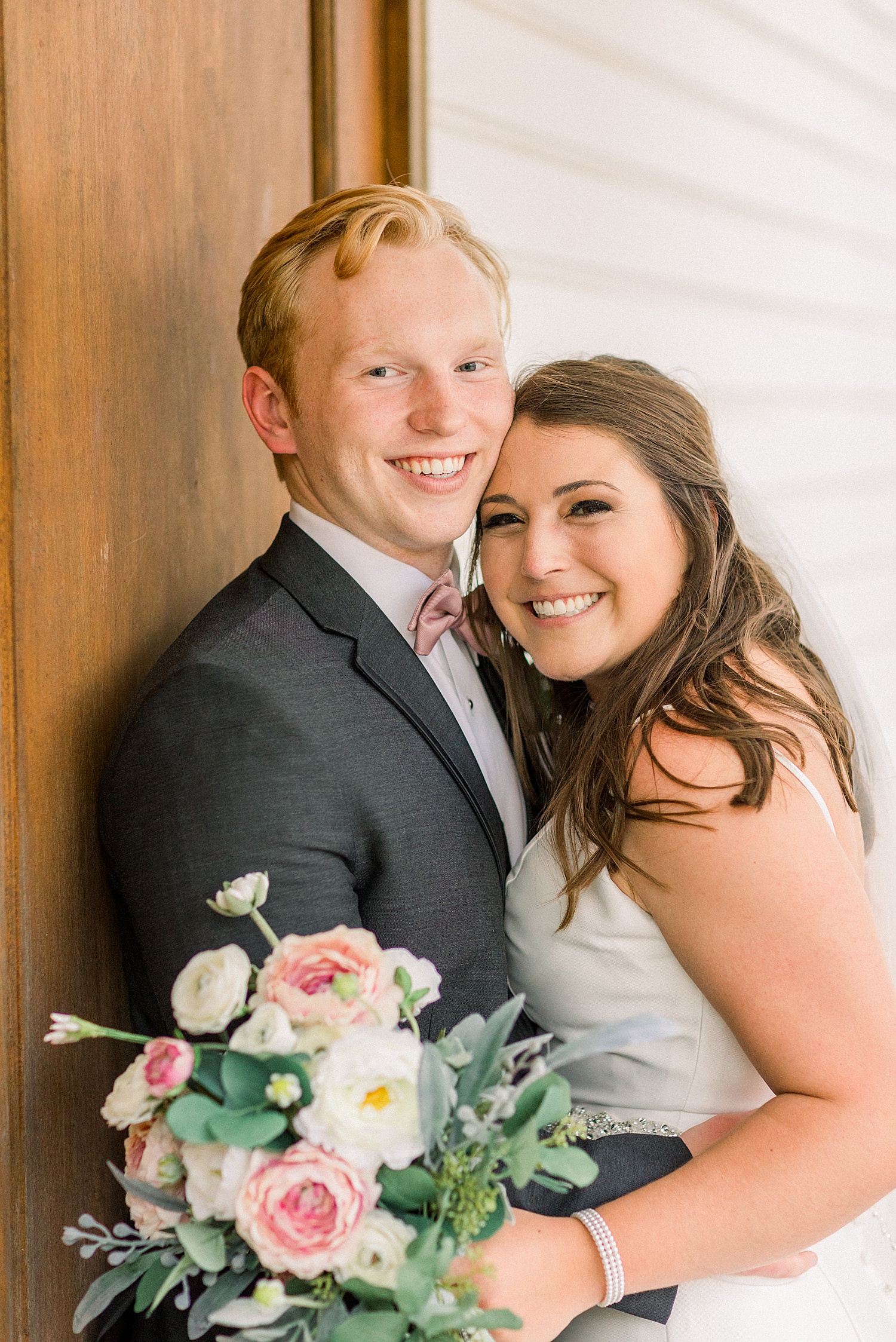 bride + groom portraits at The Sonnet House Wedding in Alabama