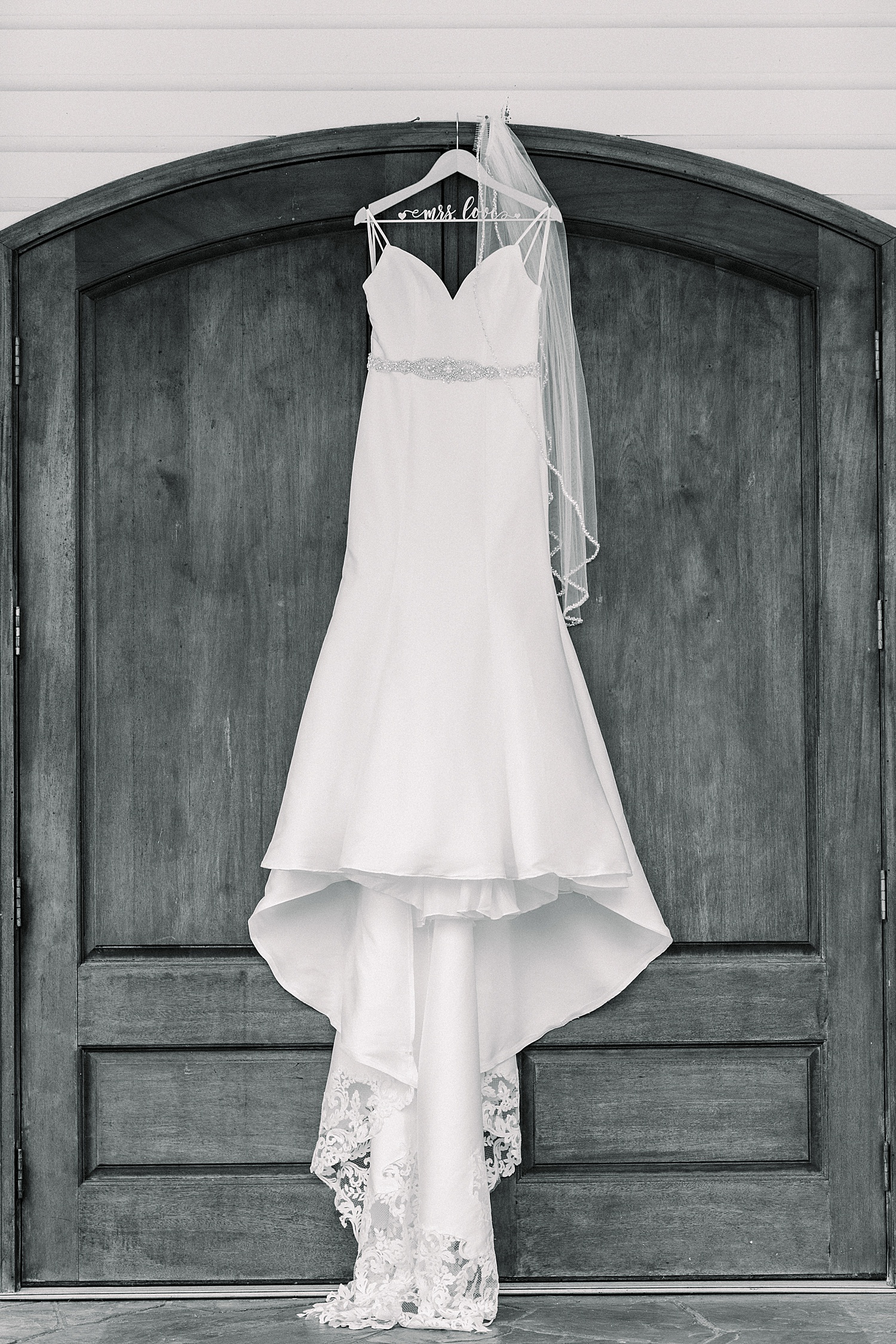 wedding dress from The Sonnet House Wedding in Alabama