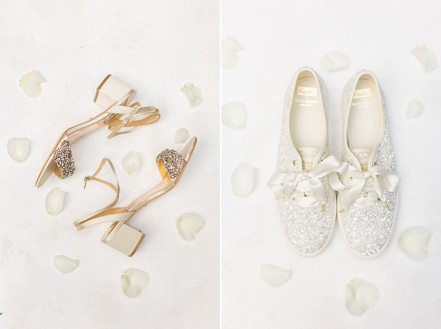 wedding shoes and details from The Florentine Building fall Wedding