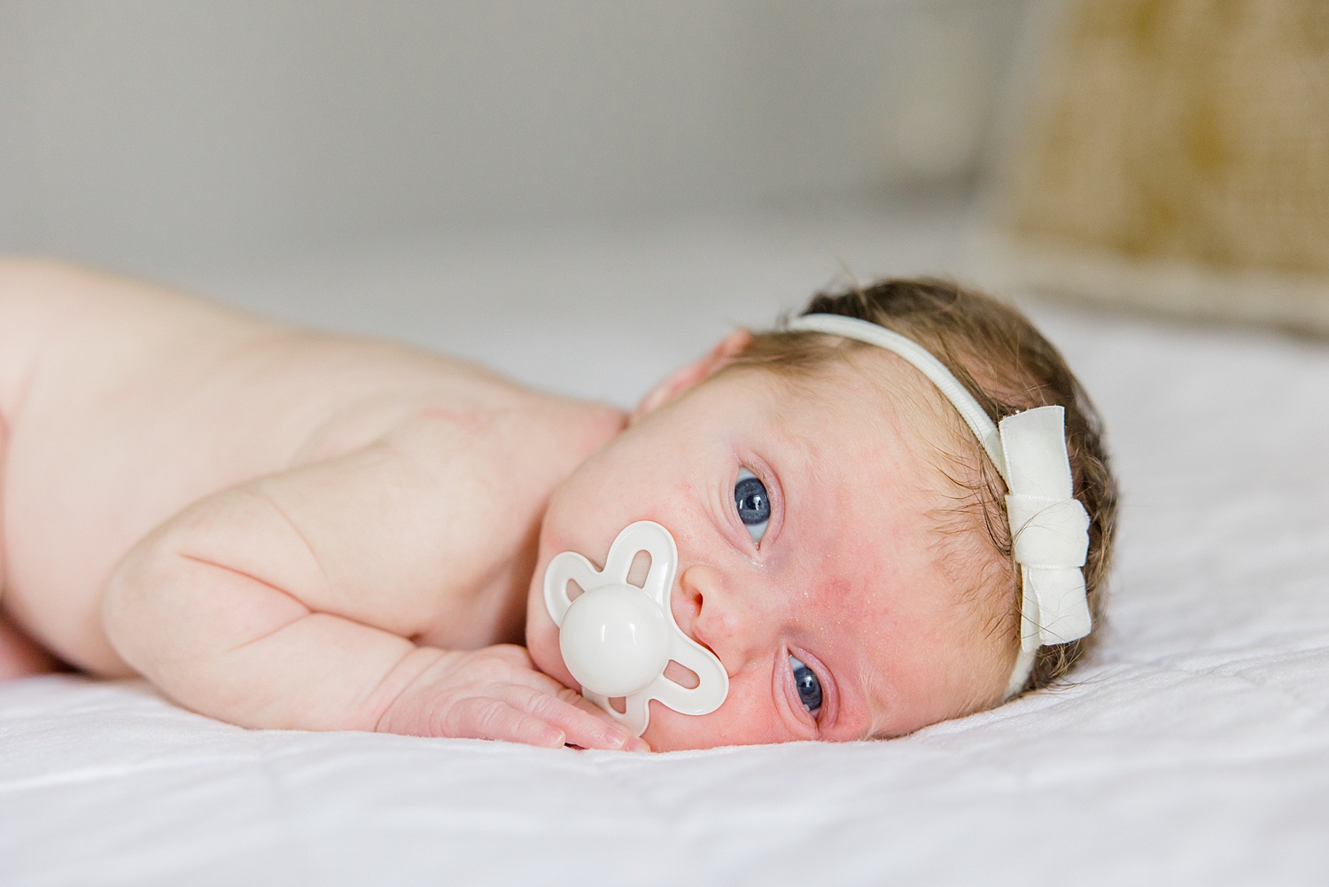 newborn girl session by Birmingham, AL Newborn and Family Lifestyle Photographer