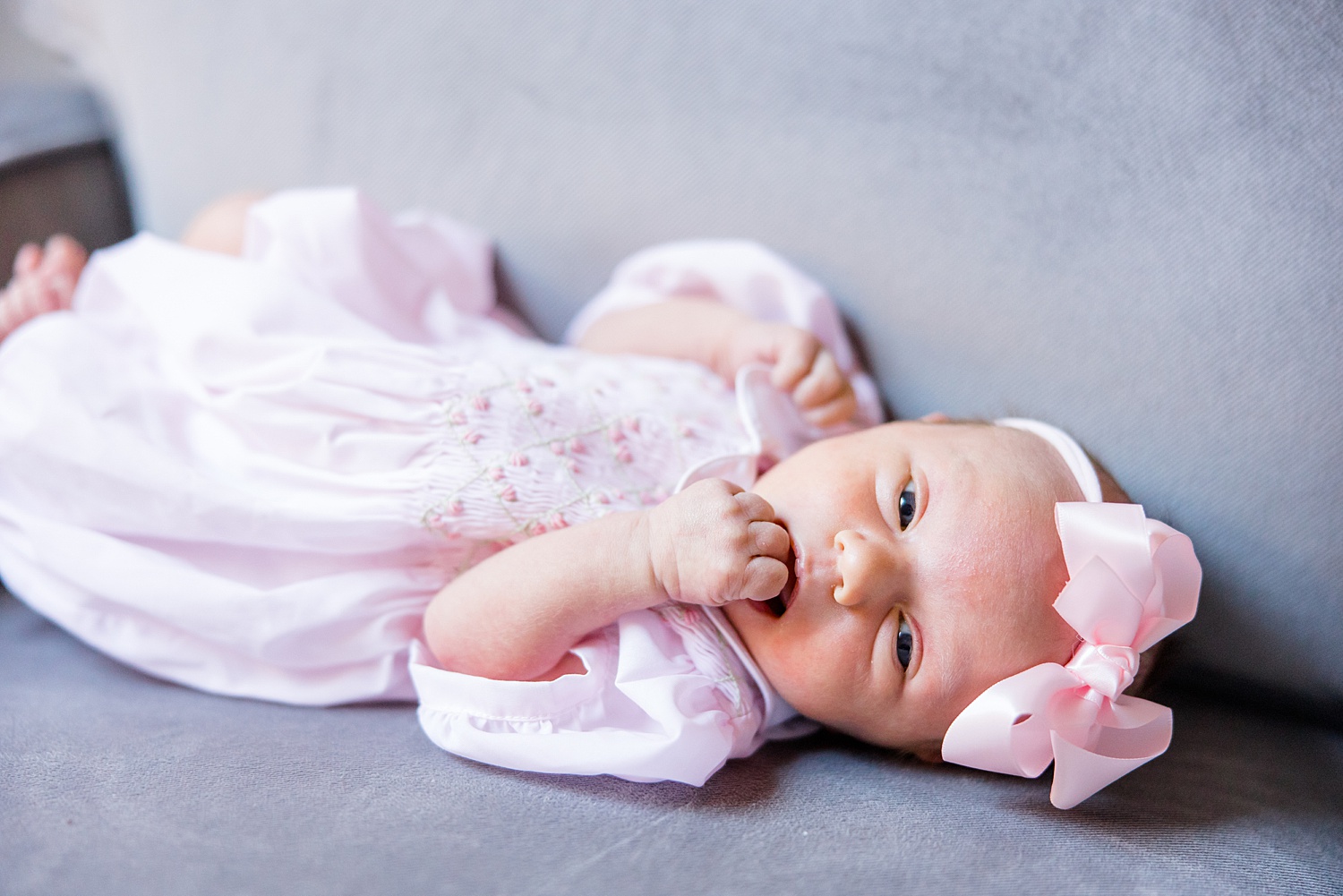In-Home Newborn Session of baby girl