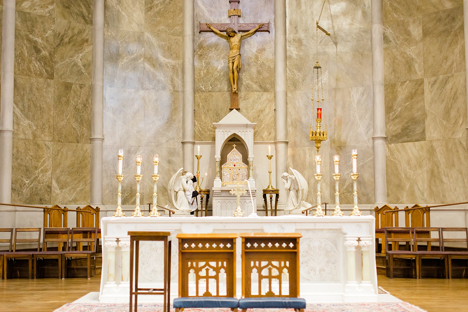 altar at Cathedral of Saint Paul Wedding in Downtown Birmingham