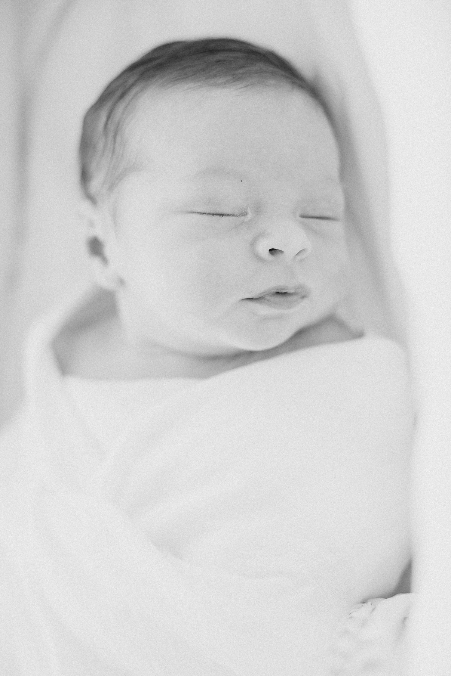portrait of newborn boy