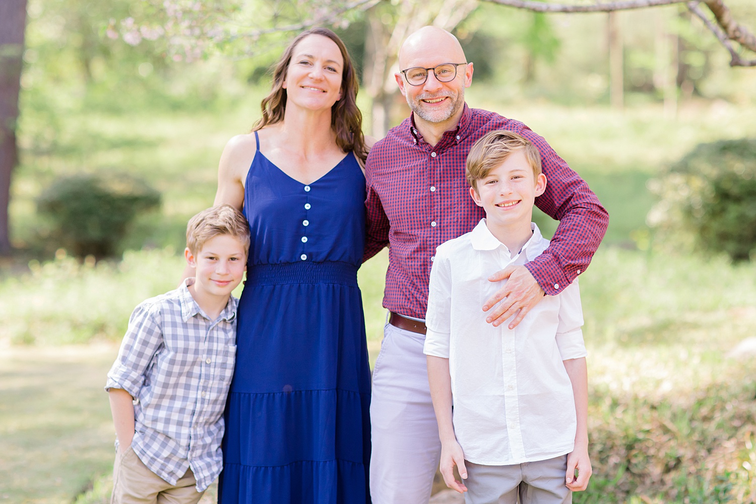 Birmingham AL Family photographer captures parents with their two sons