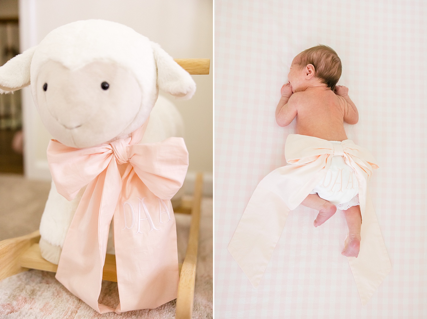 details of baby girl nursery
