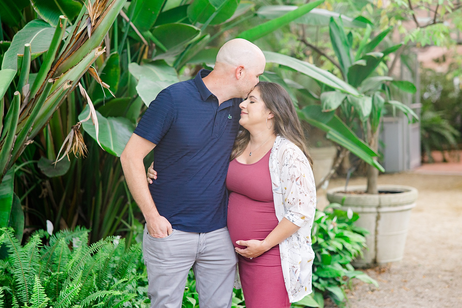 candid moment of couple during Birmingham Engagement + Maternity session
