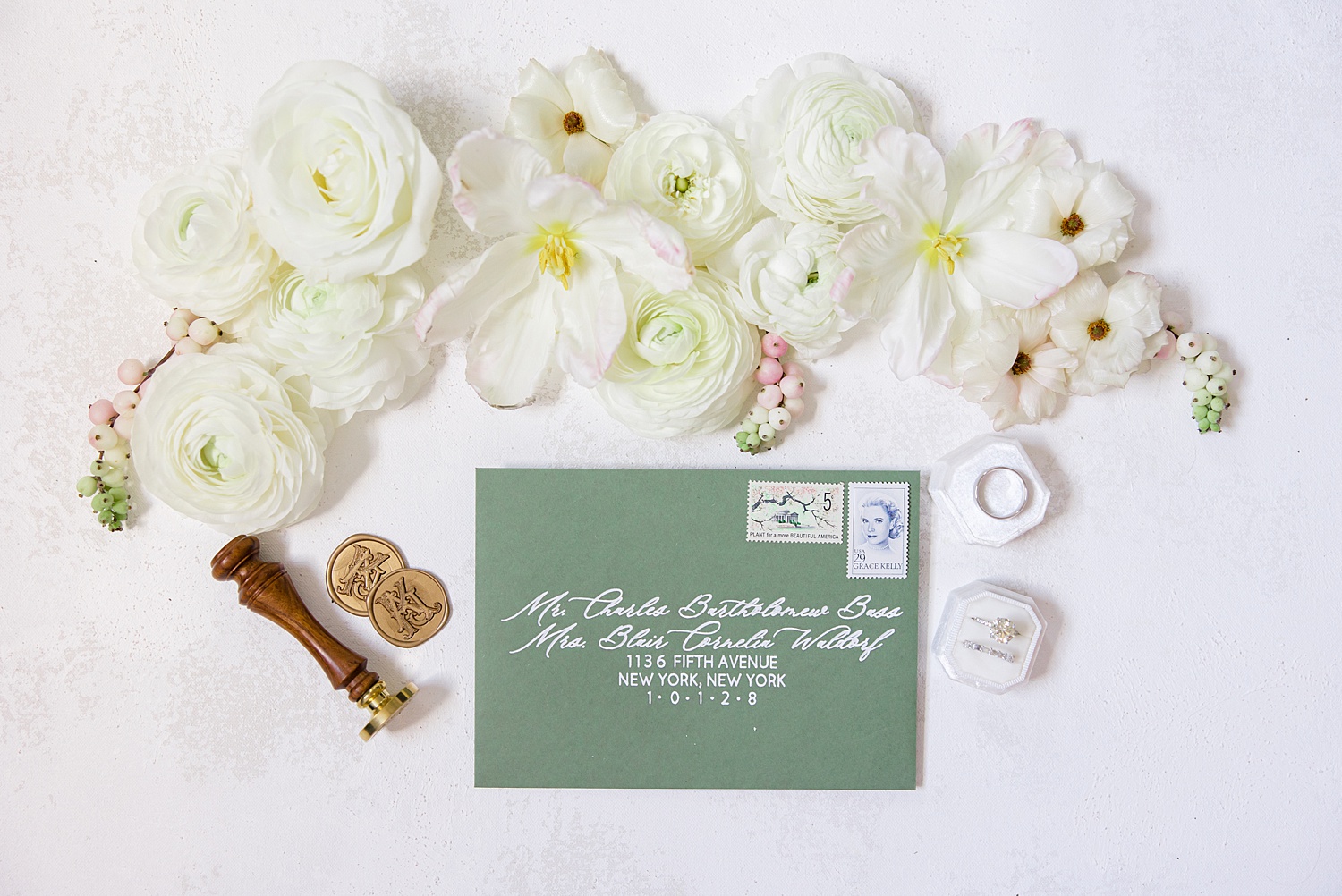 Classic + Romantic Birmingham Wedding invitations and details