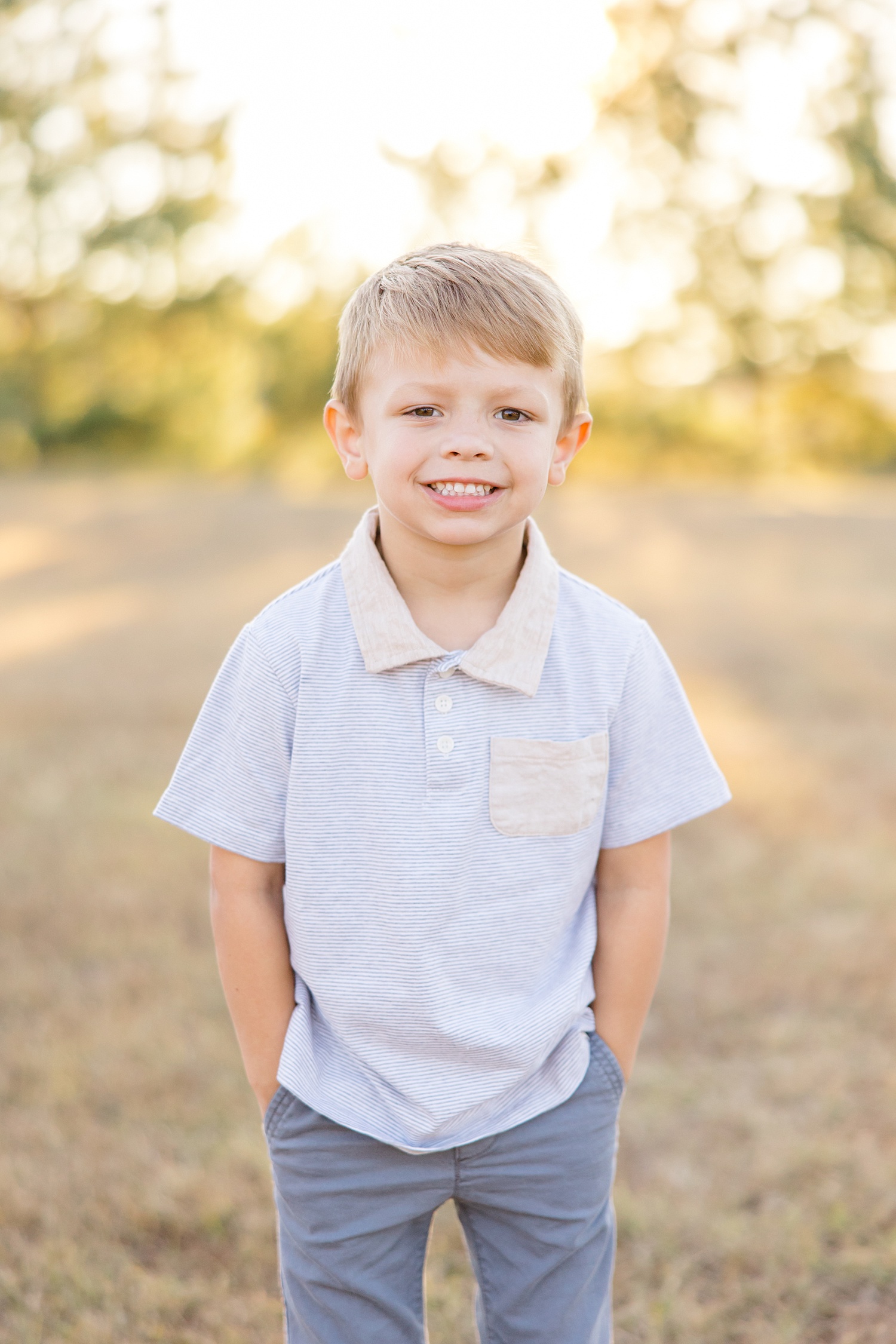 portrait of boy from Birmingham Fall Family Session 