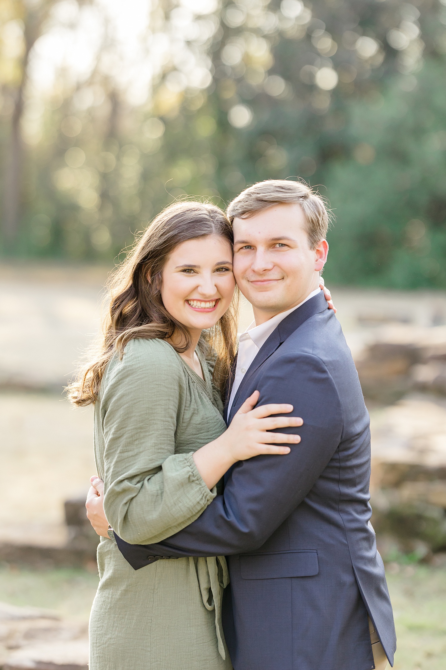 fall engagement session in Tuscaloosa, AL