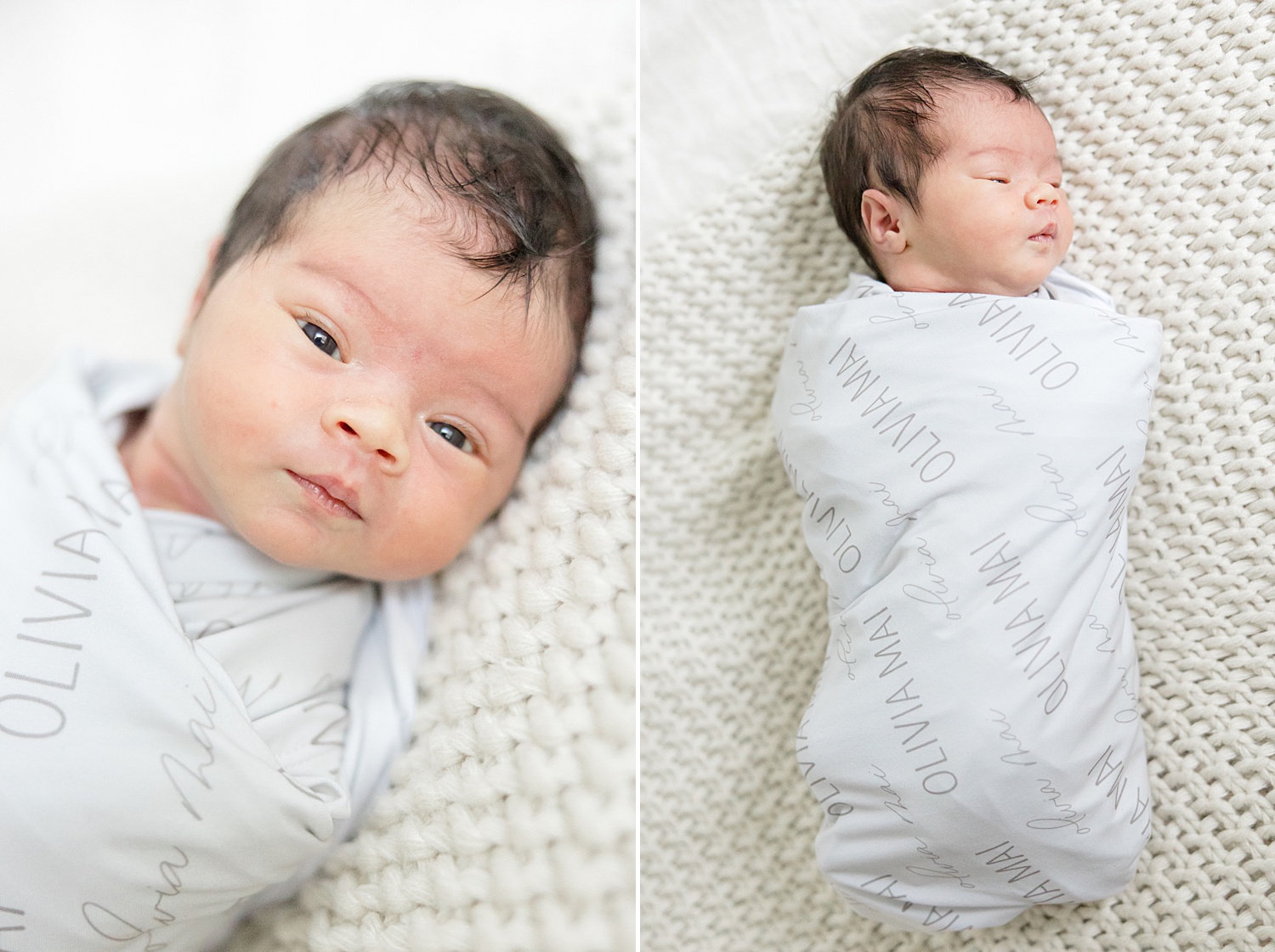 newborn portraits of baby girl