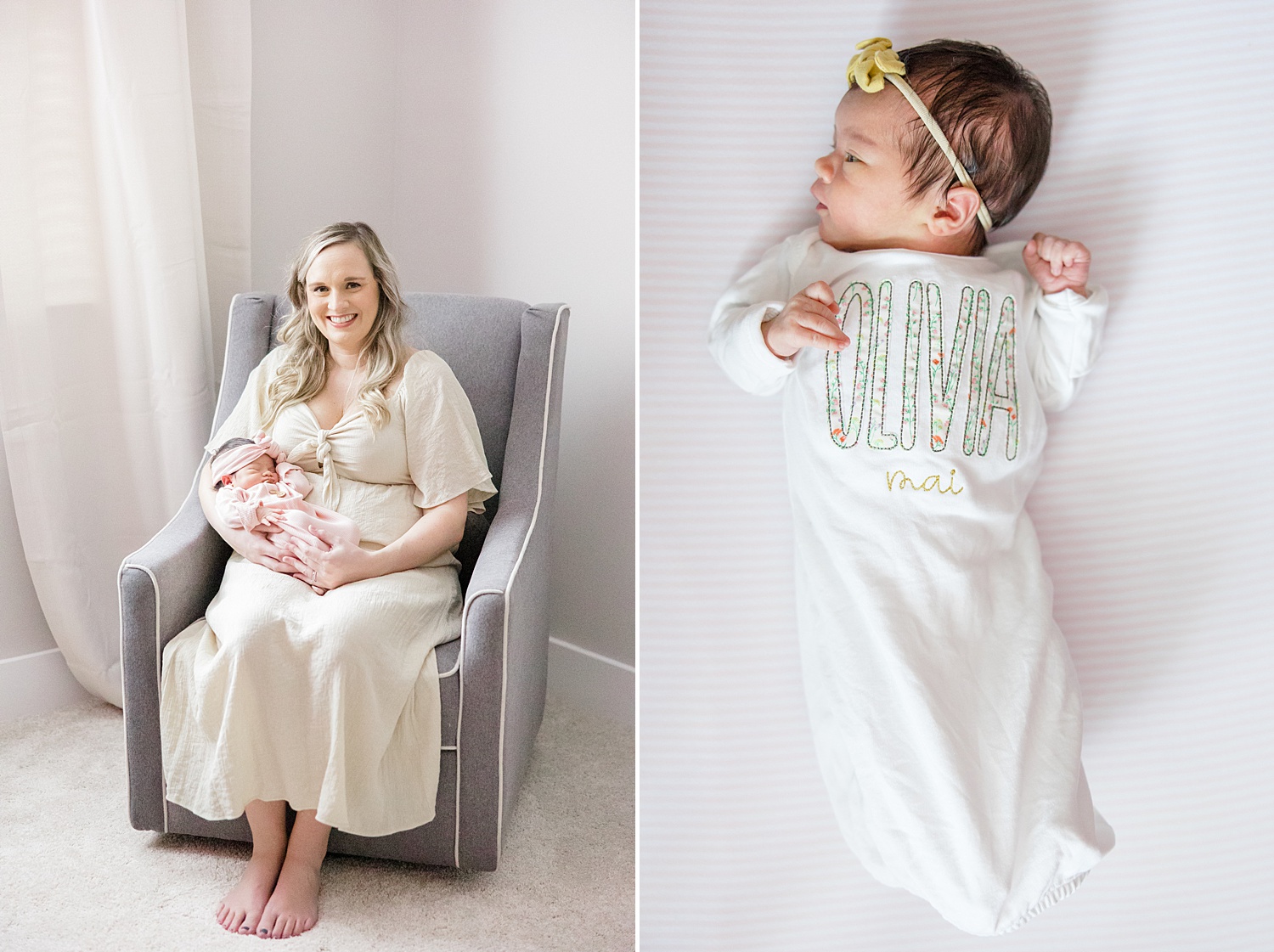 In-Home Newborn Session by Birmingham Newborn Photographer Chelsea Morton