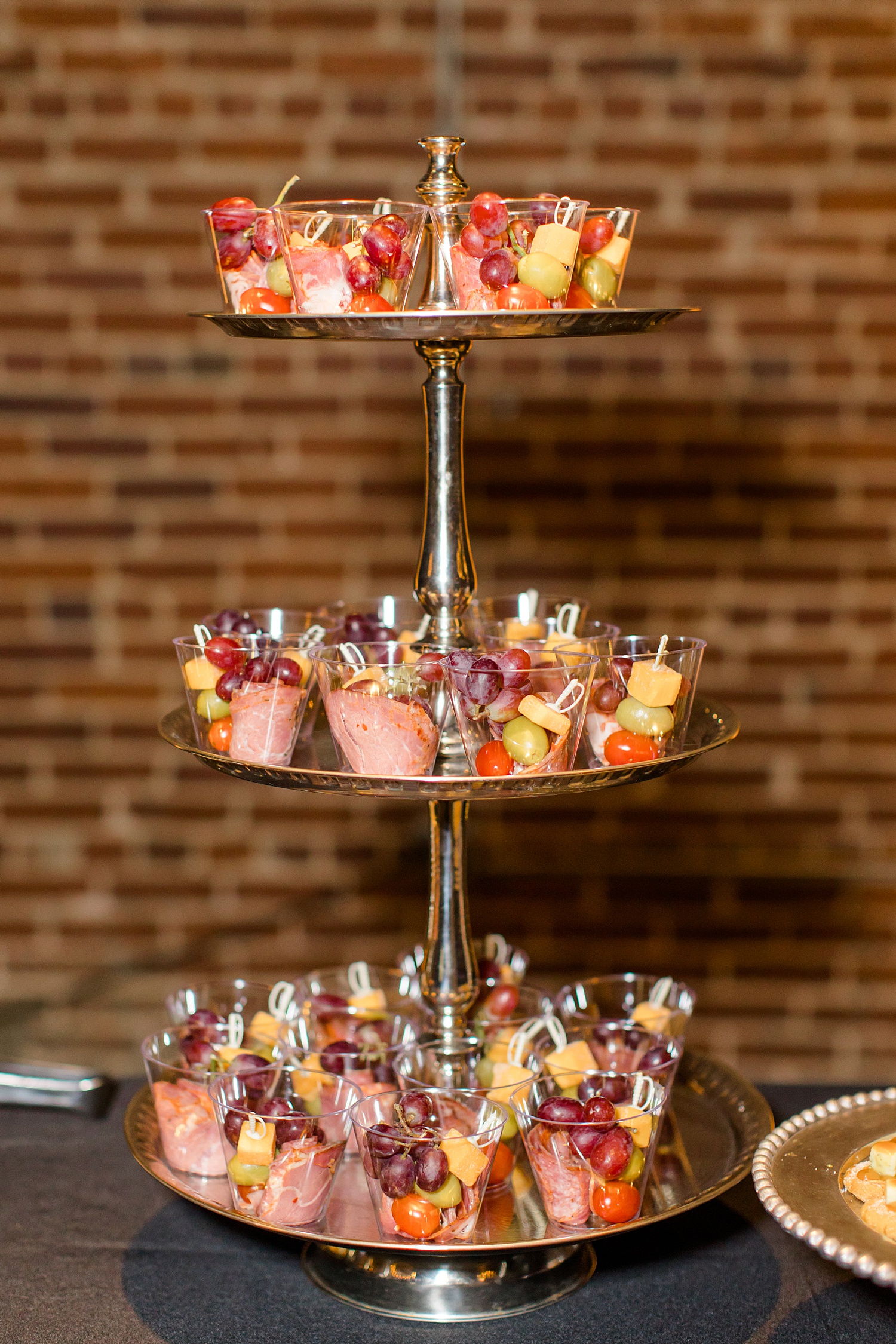 fruit appetizers from B&A Warehouse Wedding reception