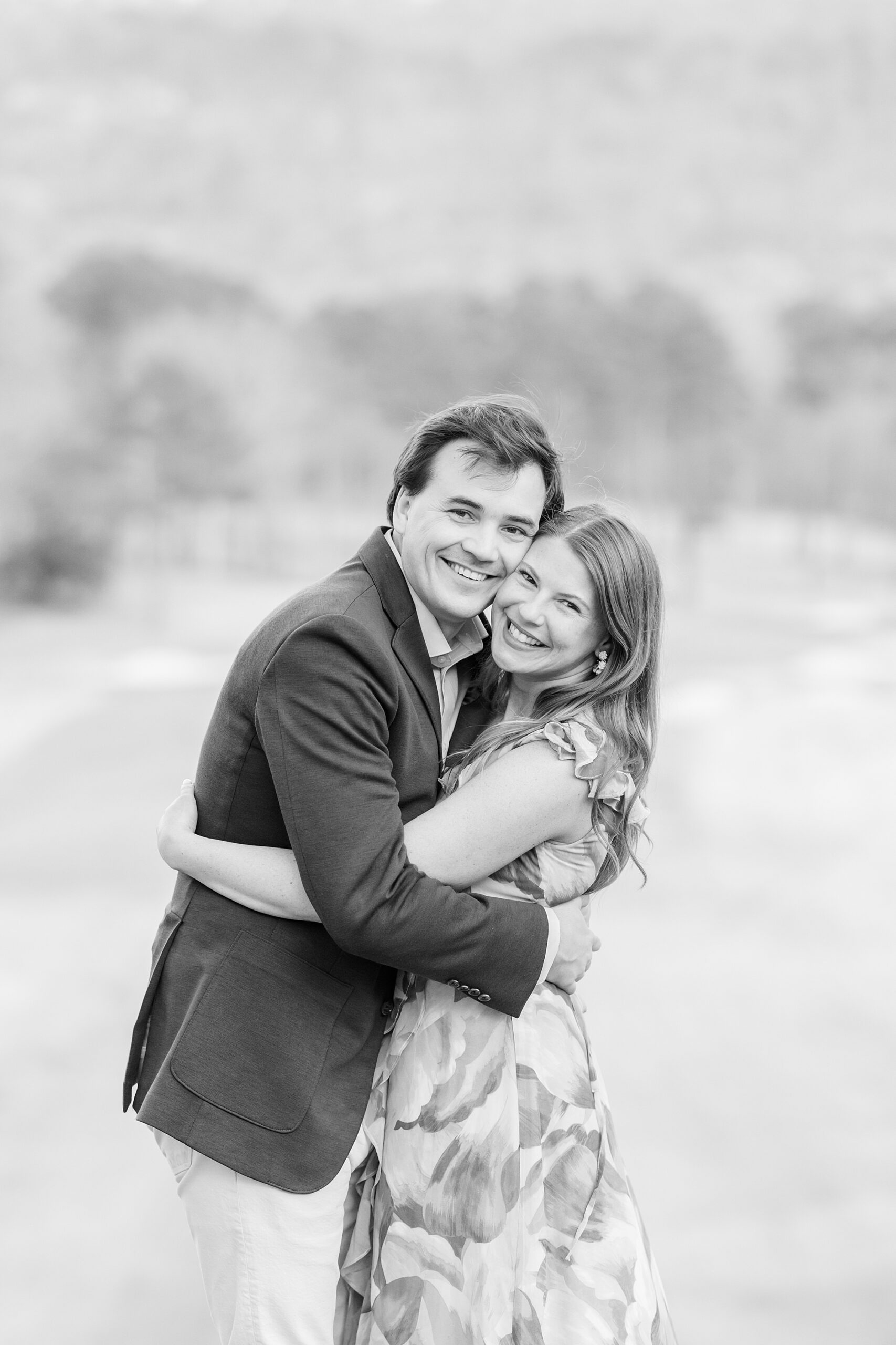 Scenic Engagement Session at Shoal Creek Golf and Country Club