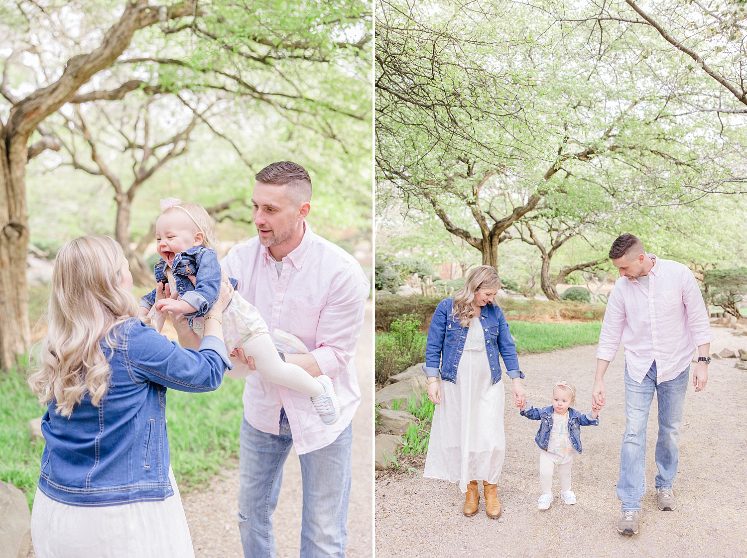 candid family portraits during maternity session