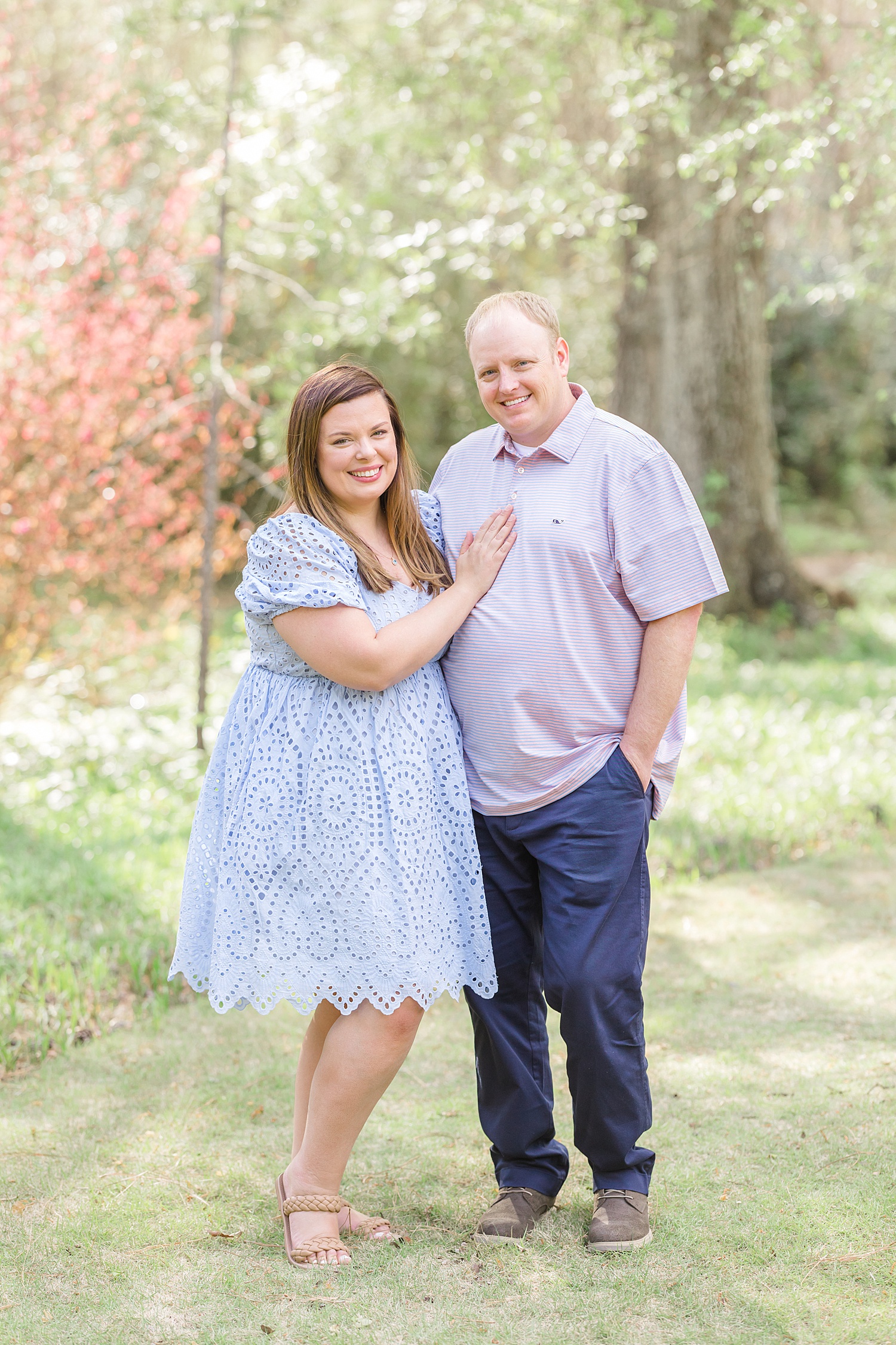 couple portraits during spring family session